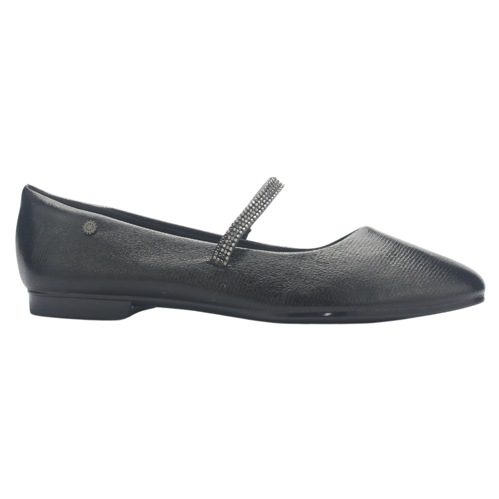 BALLERINA MUJER CHALADA NAZZER-8 NEGRO CASUAL - 1