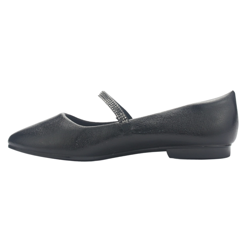 BALLERINA MUJER CHALADA NAZZER-8 NEGRO CASUAL - 2