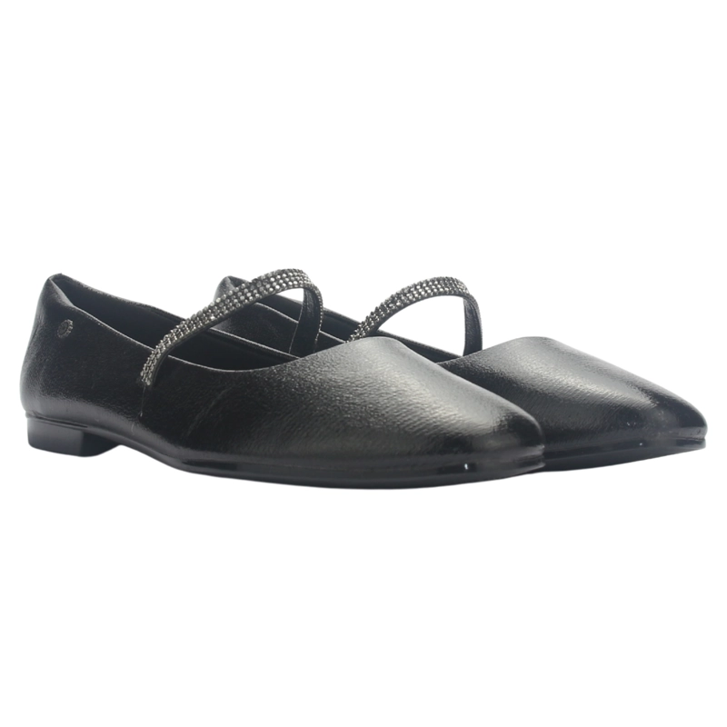 BALLERINA MUJER CHALADA NAZZER-8 NEGRO CASUAL - 5