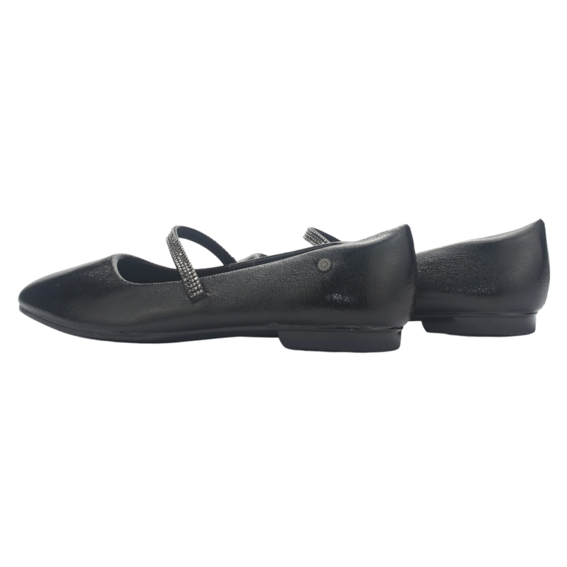 BALLERINA MUJER CHALADA NAZZER-8 NEGRO CASUAL - 6
