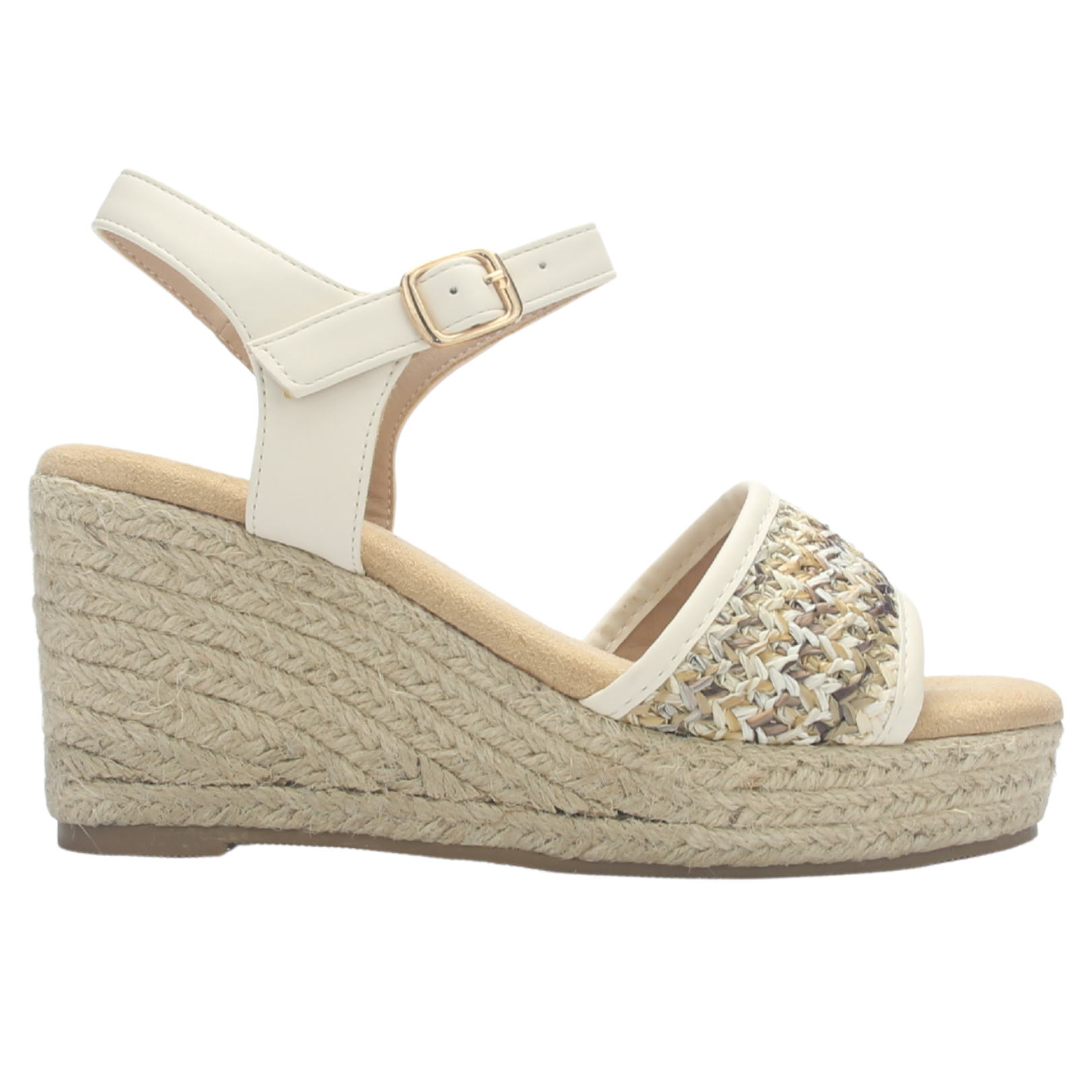 SANDALIA MUJER CHALADA DIJONH-21 BEIGE CASUAL - 1