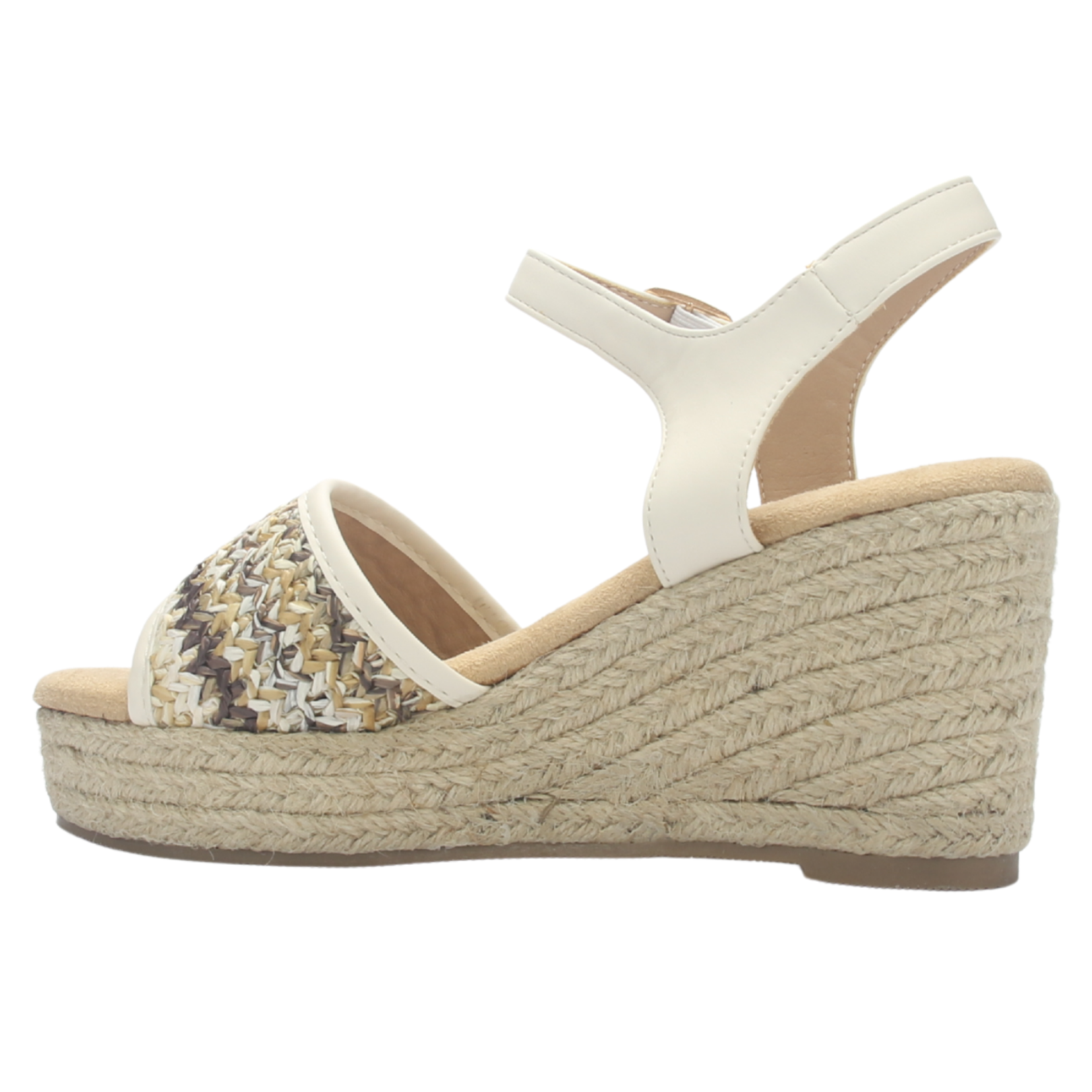 SANDALIA MUJER CHALADA DIJONH-21 BEIGE CASUAL - 4