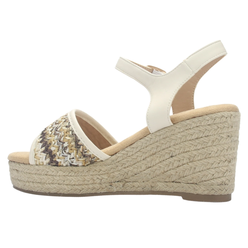 SANDALIA MUJER CHALADA DIJONH-21 BEIGE CASUAL - 4