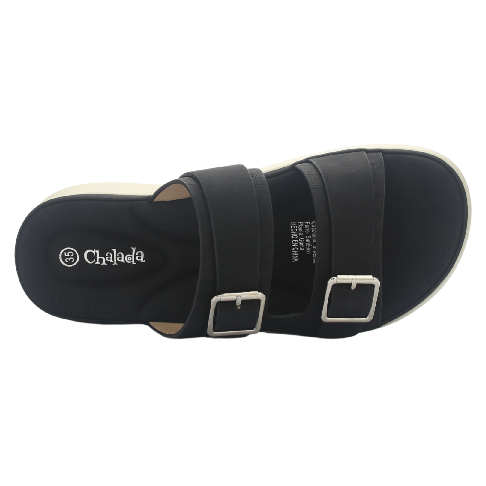 SANDALIA MUJER CHALADA ACARAYE-1 NEGRO CASUAL - 5