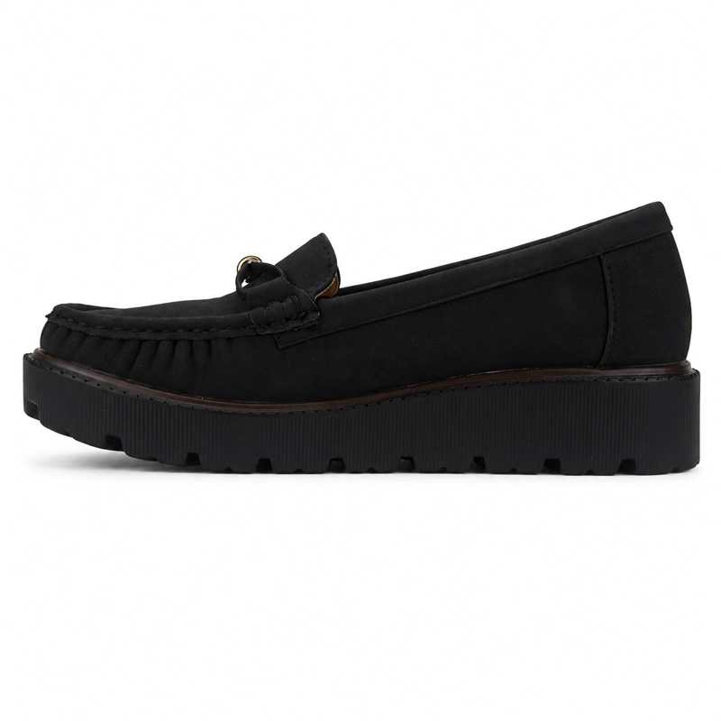 MOCASIN NEGRO MUJER CASUAL CHALADA GRAN - 2