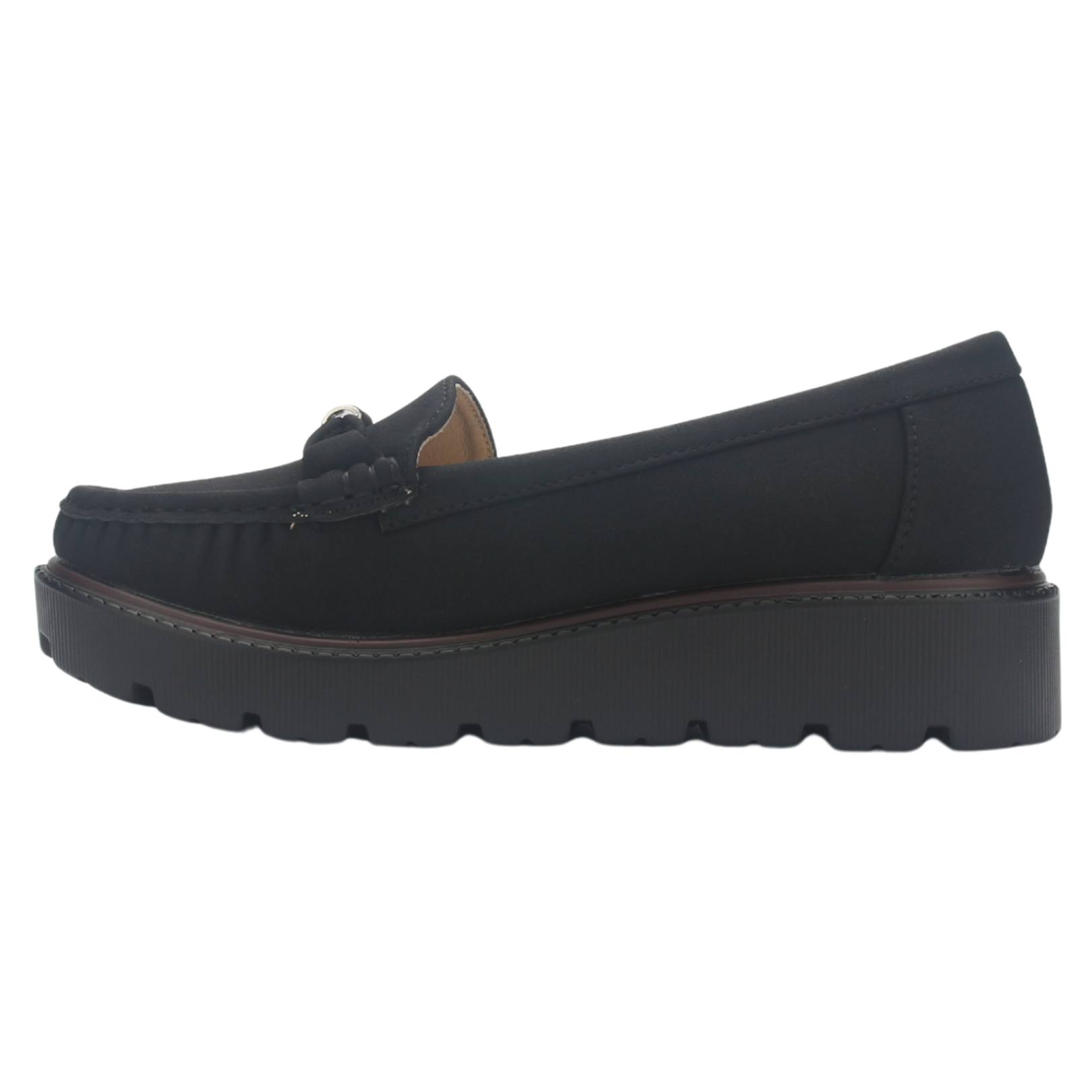 MOCASIN MUJER CHALADA GRAN-22 NEGRO CASUAL - 2