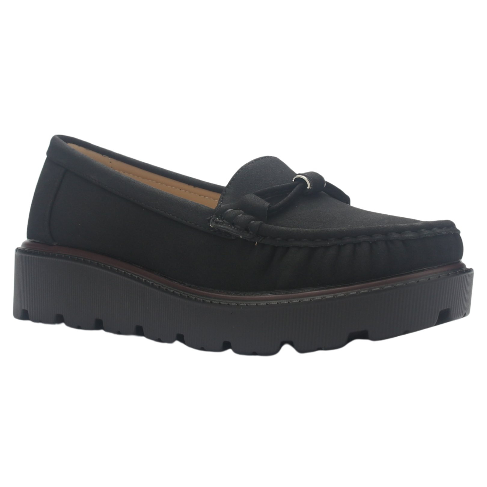 MOCASIN MUJER CHALADA GRAN-22 NEGRO CASUAL - 3
