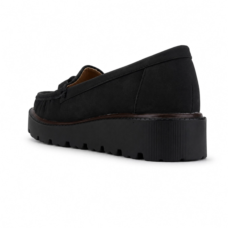MOCASIN NEGRO MUJER CASUAL CHALADA GRAN - 4