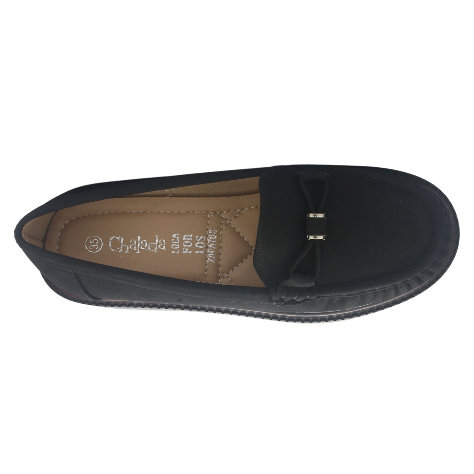 MOCASIN MUJER CHALADA GRAN-22 NEGRO CASUAL - 5