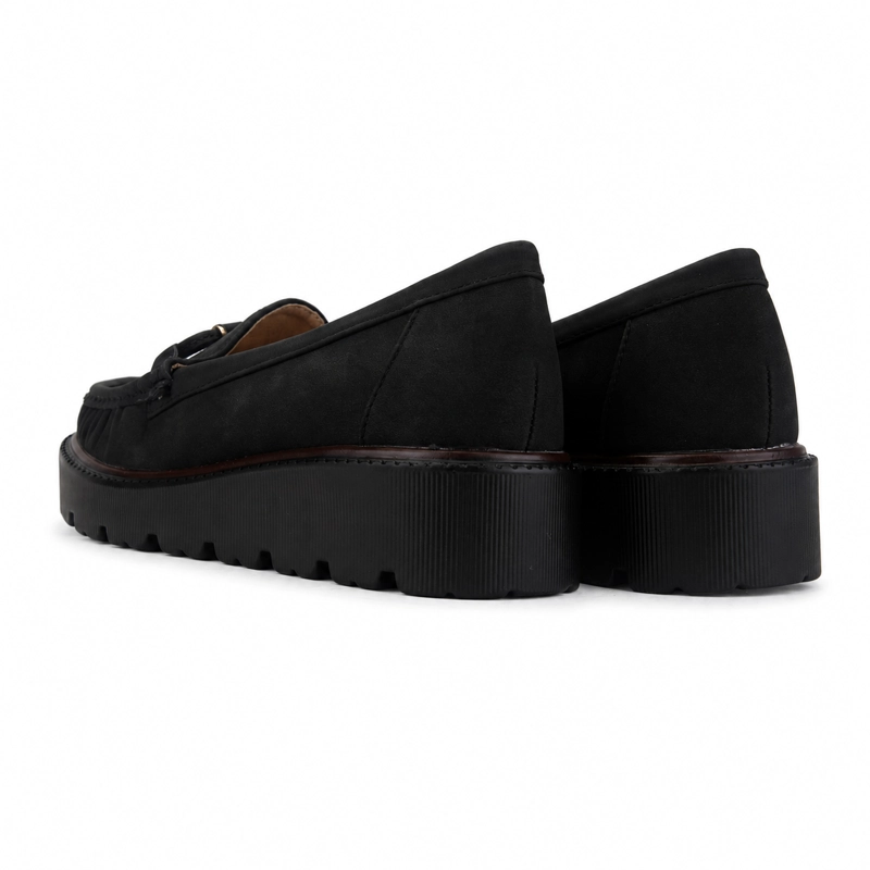 MOCASIN NEGRO MUJER CASUAL CHALADA GRAN - 8