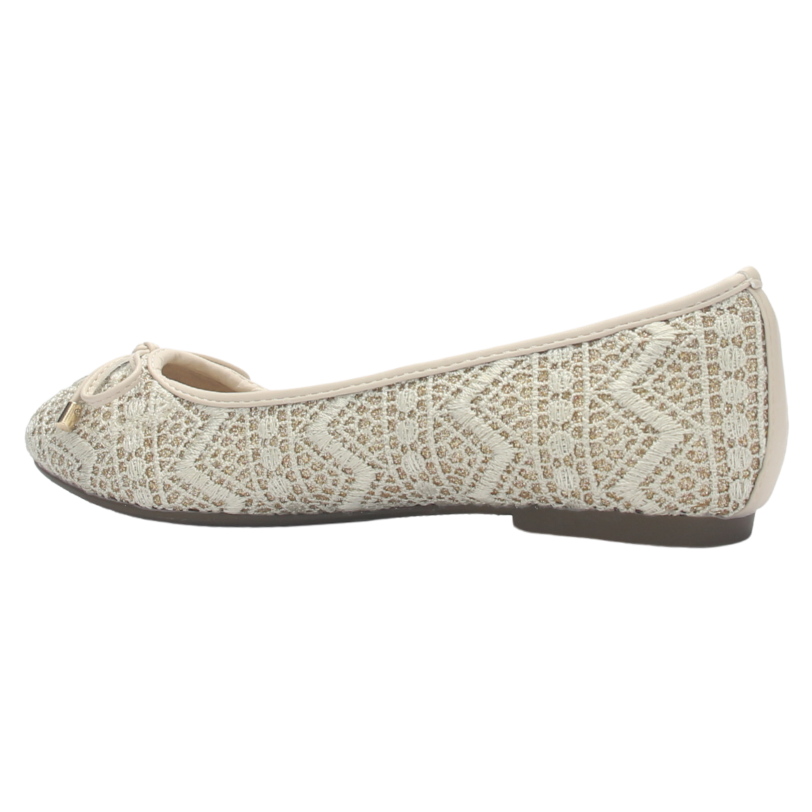 BALLERINA MUJER CHALADA NATHAN-27 DORADO CASUAL - 4