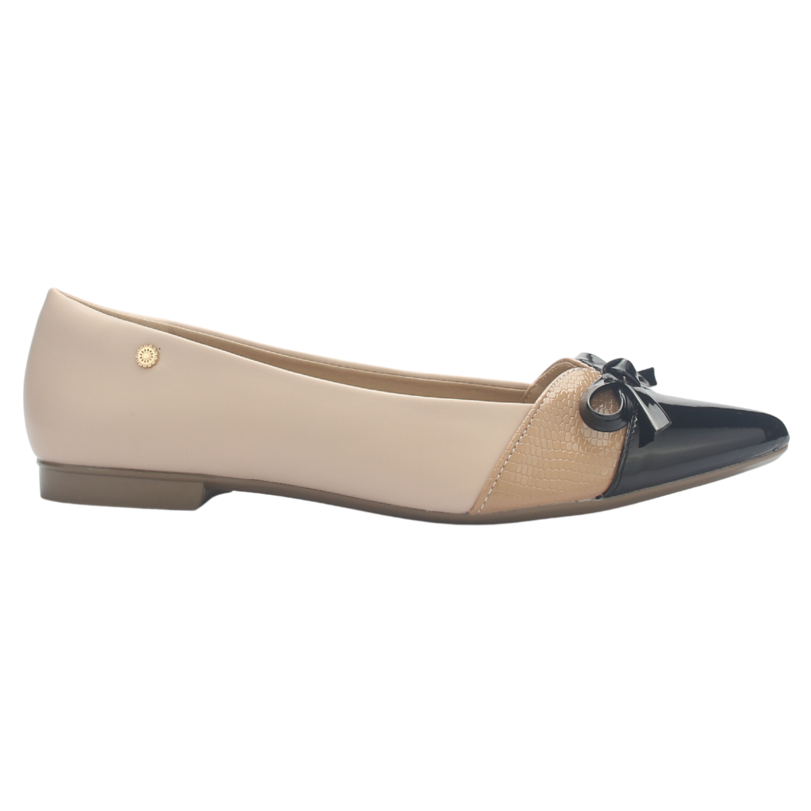 BALLERINA MUJER CHALADA MERCNEW-10 BEIGE CASUAL - 1