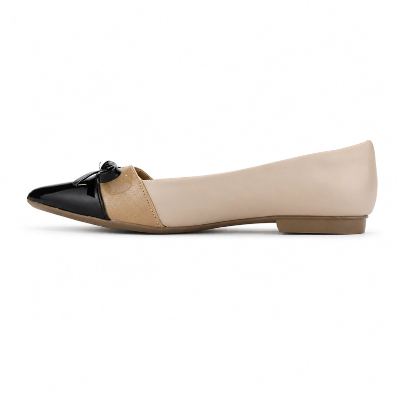 BALLERINA BEIGE MUJER CASUAL CHALADA MERCNEW - 2