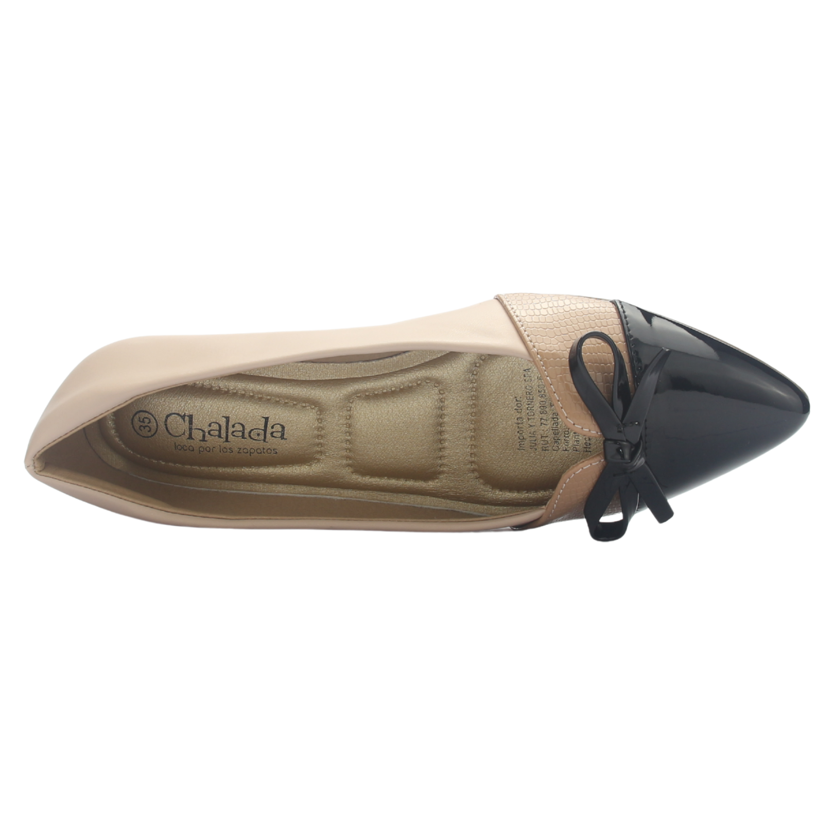 BALLERINA MUJER CHALADA MERCNEW-10 BEIGE CASUAL - 5