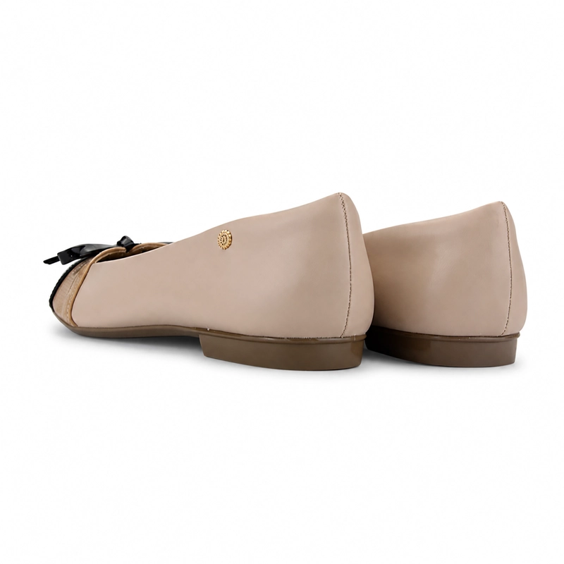 BALLERINA BEIGE MUJER CASUAL CHALADA MERCNEW - 6