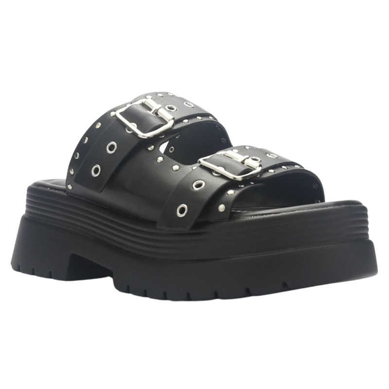 SANDALIA MUJER CHALADA POP-1 NEGRO CASUAL - 3