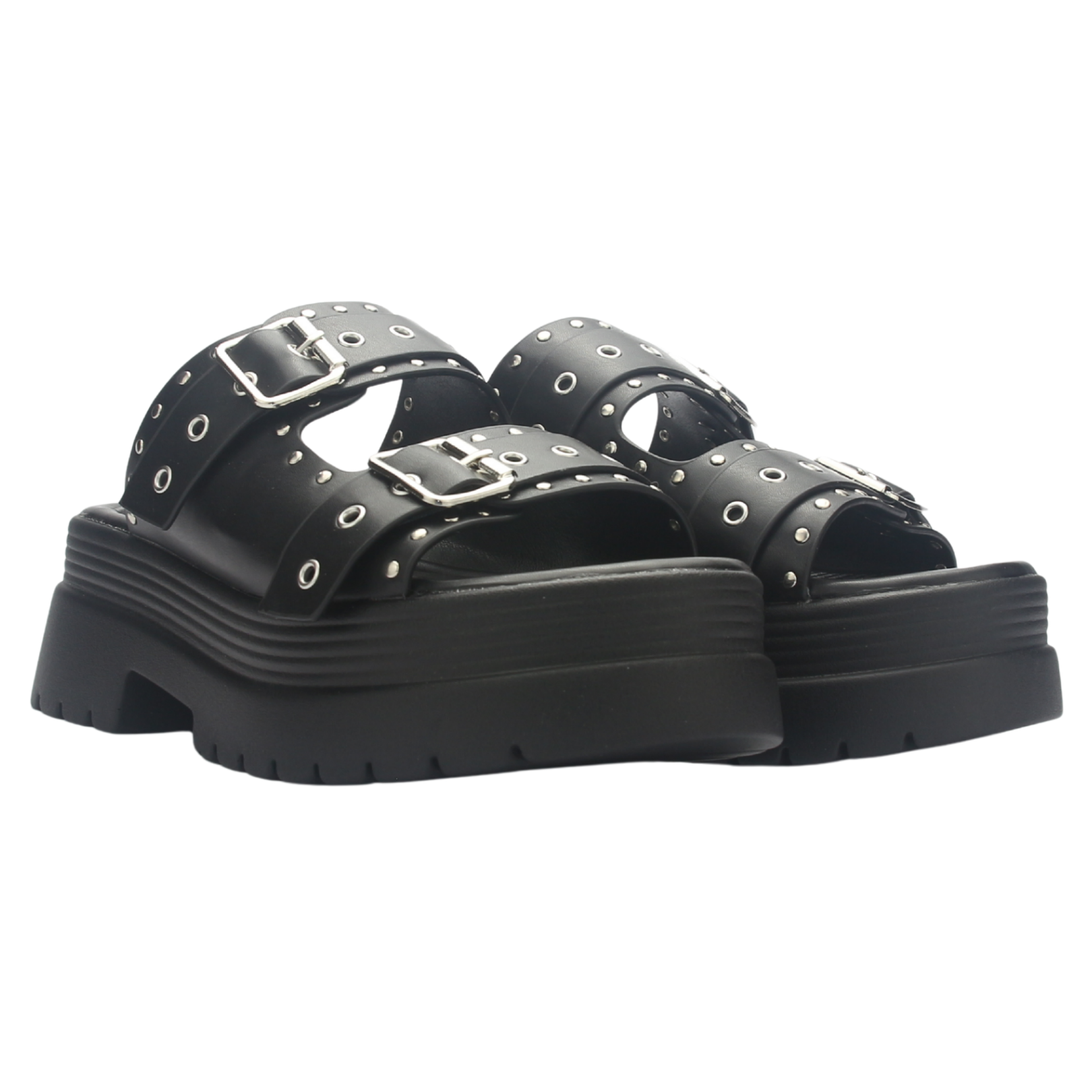 SANDALIA MUJER CHALADA POP-1 NEGRO CASUAL - 7