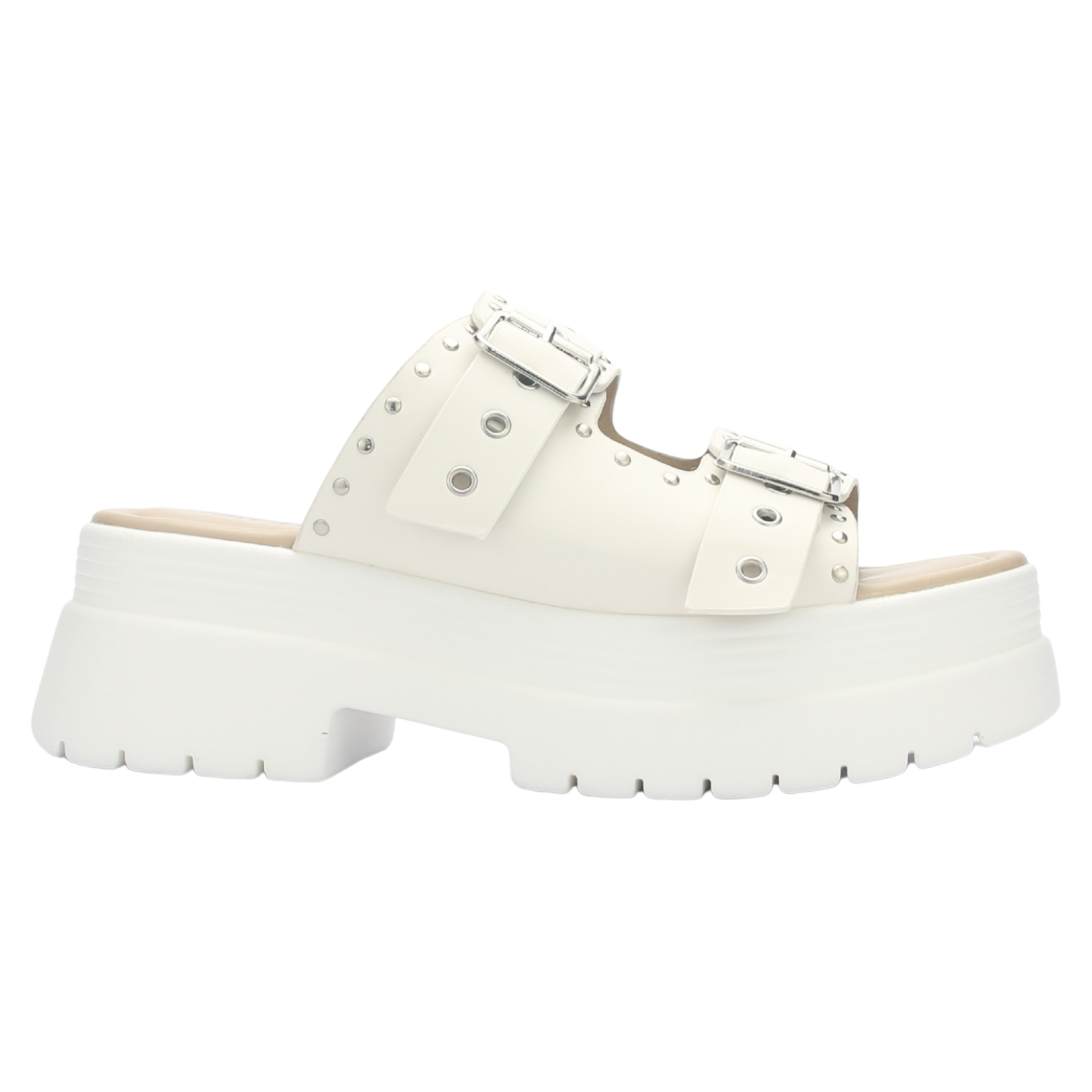 SANDALIA MUJER CHALADA POP-1 BLANCO CASUAL - 1