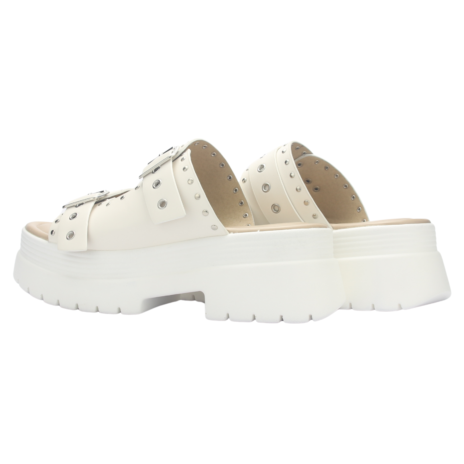 SANDALIA MUJER CHALADA POP-1 BLANCO CASUAL - 8
