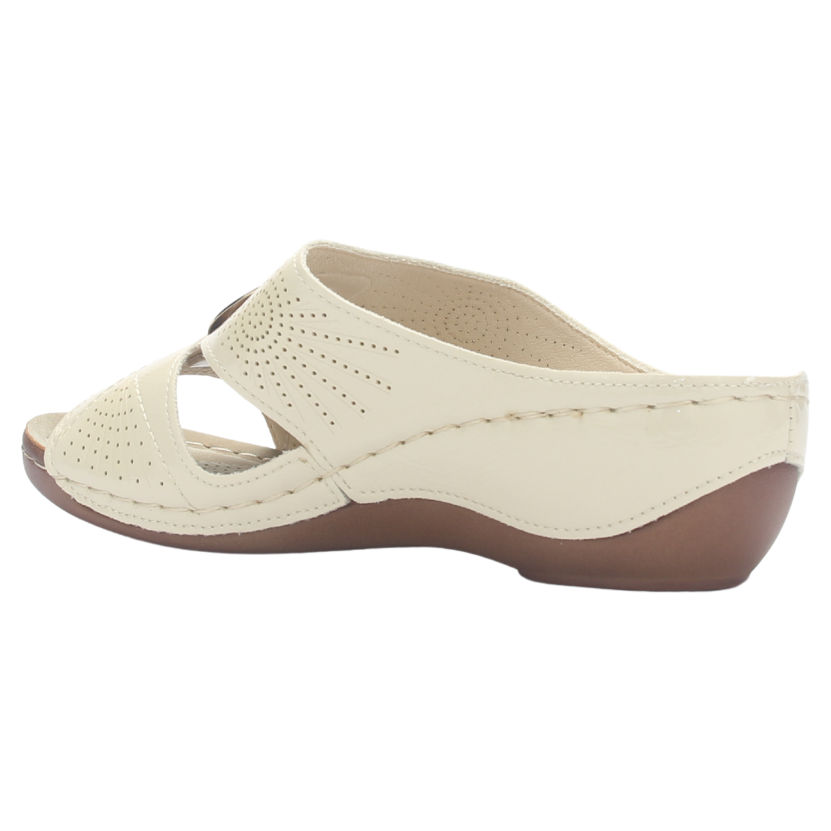 SANDALIA MUJER CHALADA KON-17 BEIGE CASUAL - 4