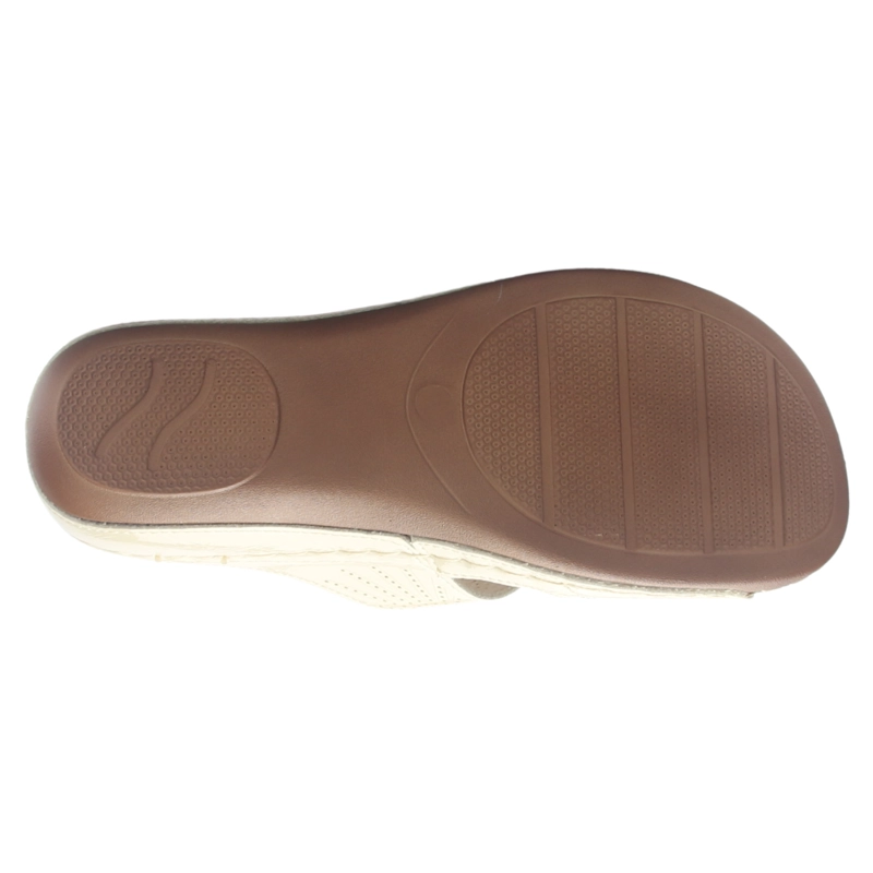 SANDALIA MUJER CHALADA KON-17 BEIGE CASUAL - 6
