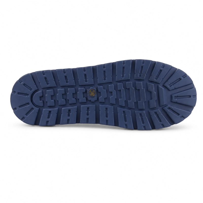 MOCASIN AZUL MUJER CASUAL CHALADA GRAN - 6