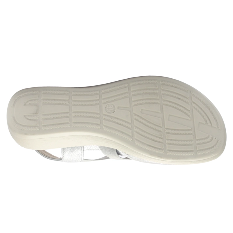 SANDALIA MUJER CHALADA LUPE-4 PLATEADO CASUAL - 6