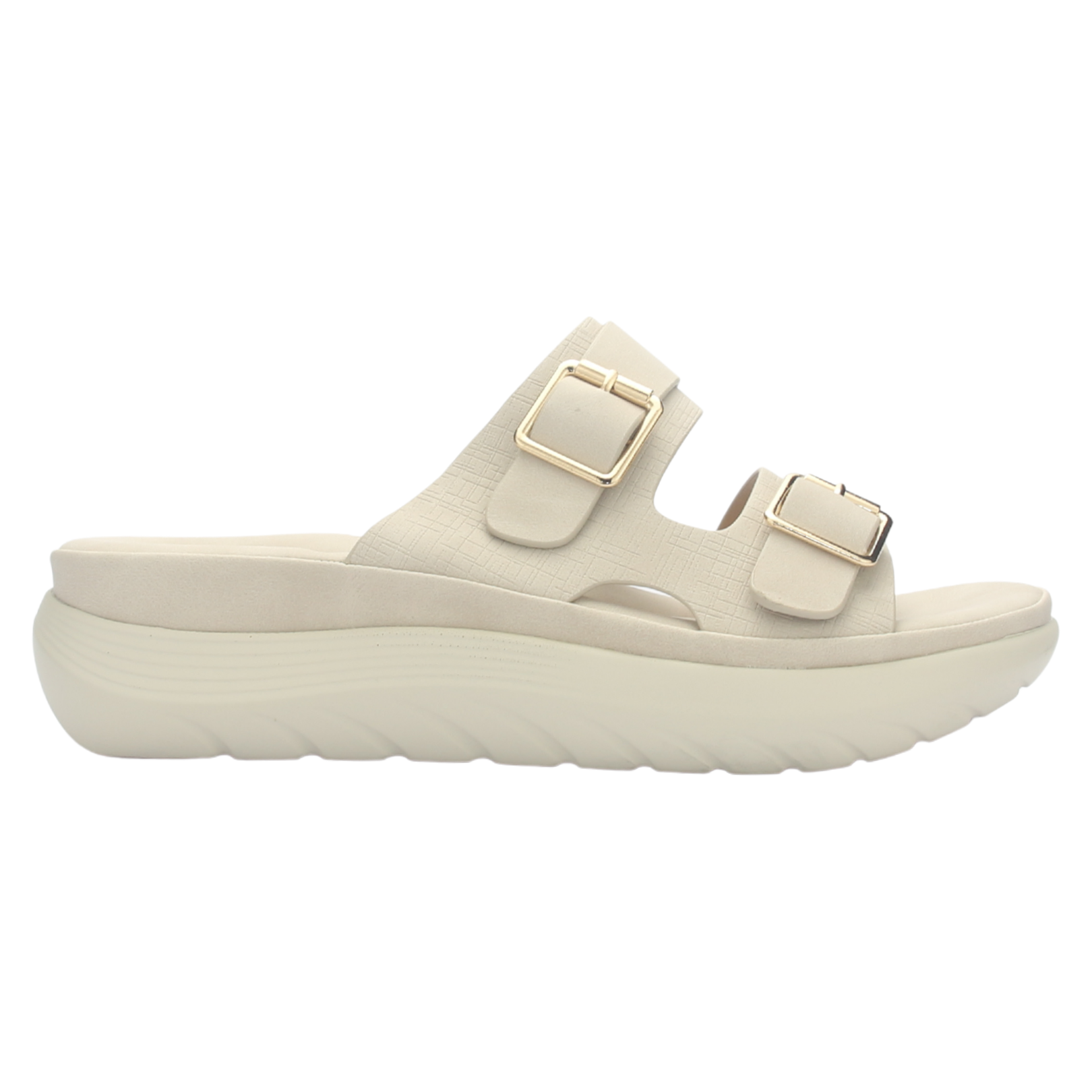 SANDALIA MUJER CHALADA ACARAYE-1 BEIGE CASUAL - 1