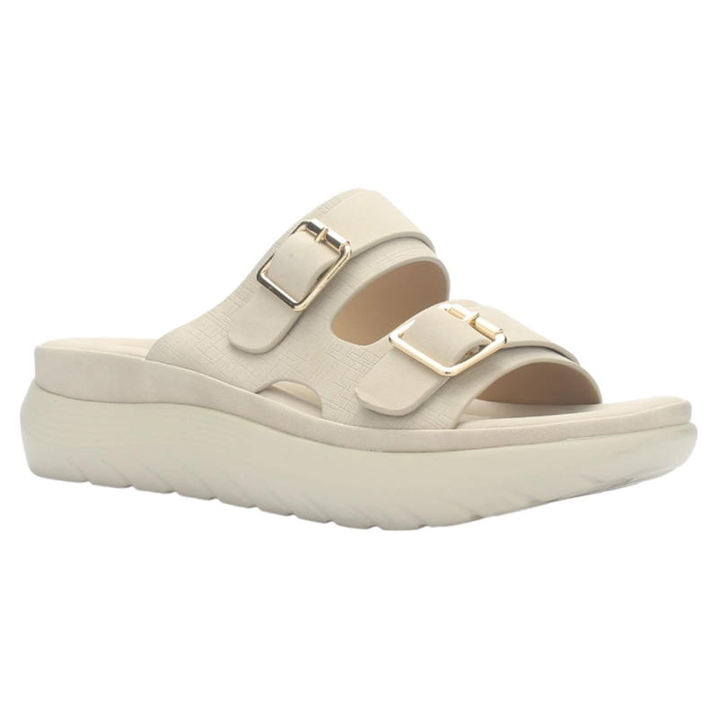 SANDALIA MUJER CHALADA ACARAYE-1 BEIGE CASUAL - 3
