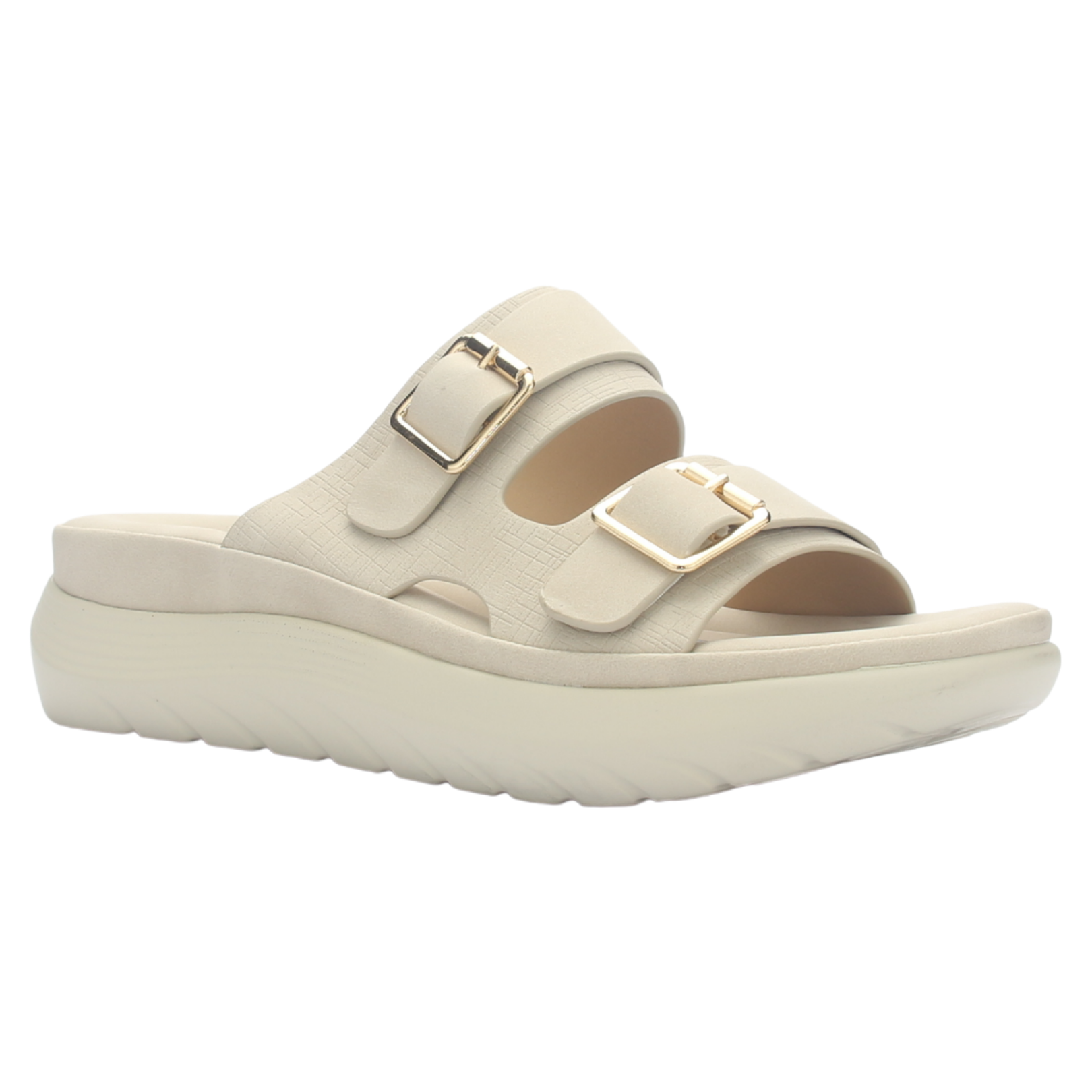 SANDALIA MUJER CHALADA ACARAYE-1 BEIGE CASUAL - 3