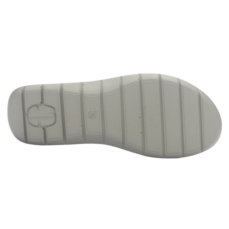 SANDALIA MUJER CHALADA FLORO-6 PLATEADO CASUAL - 6