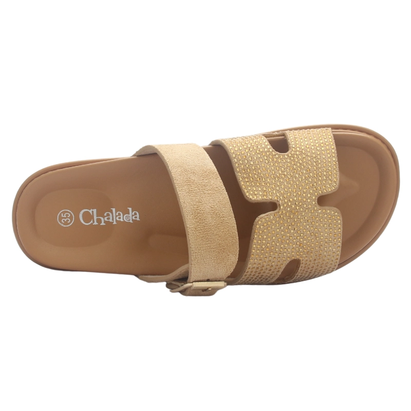 SANDALIA MUJER CHALADA MAUI-2 CAMEL CASUAL - 5