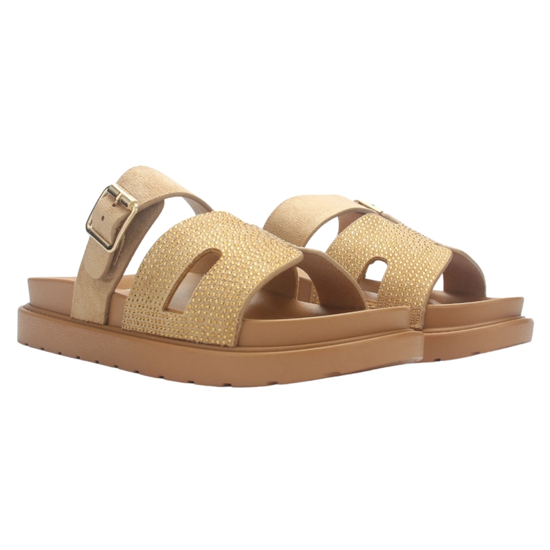 SANDALIA MUJER CHALADA MAUI-2 CAMEL CASUAL - 7