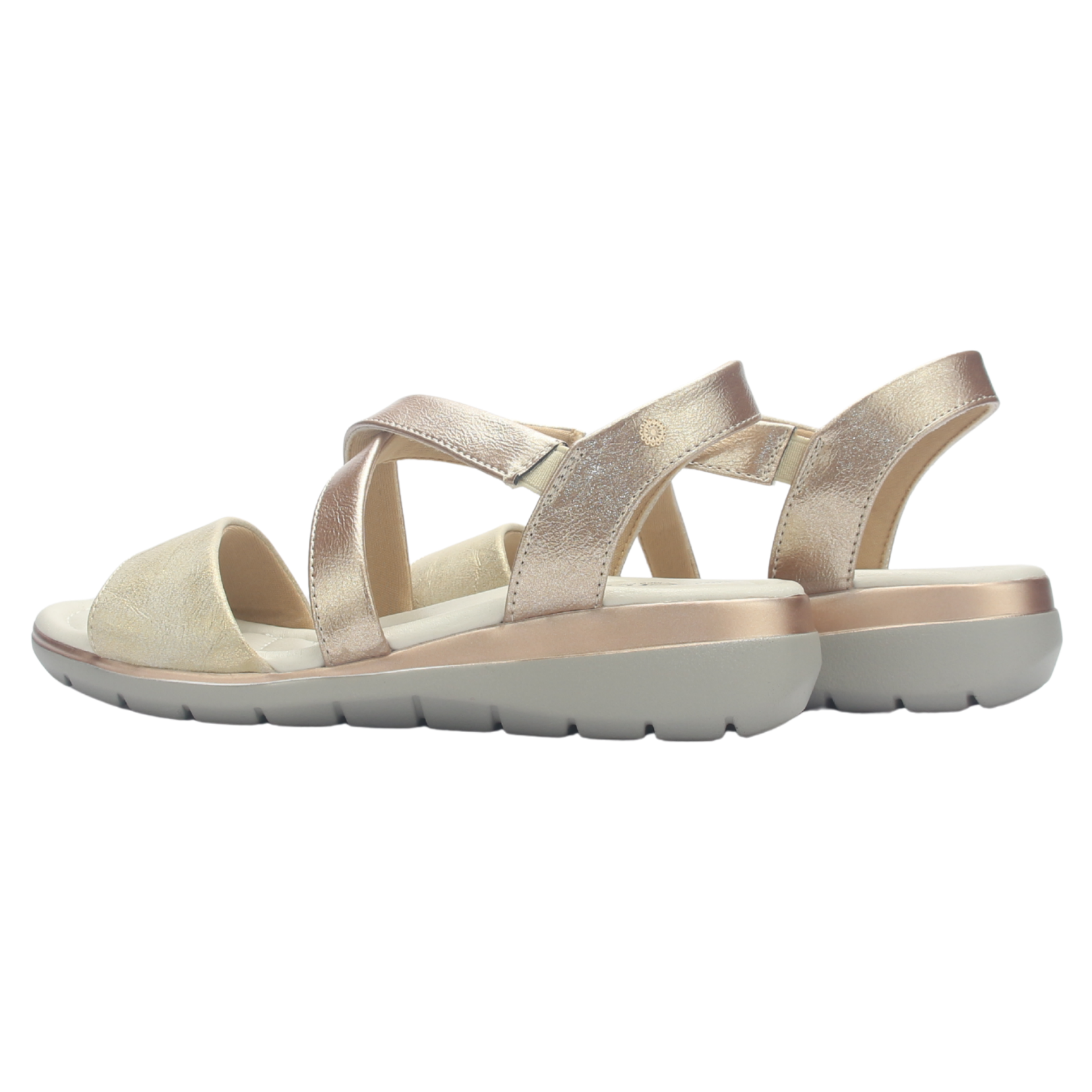SANDALIA MUJER CHALADA FLORO-6 DORADO CASUAL - 8