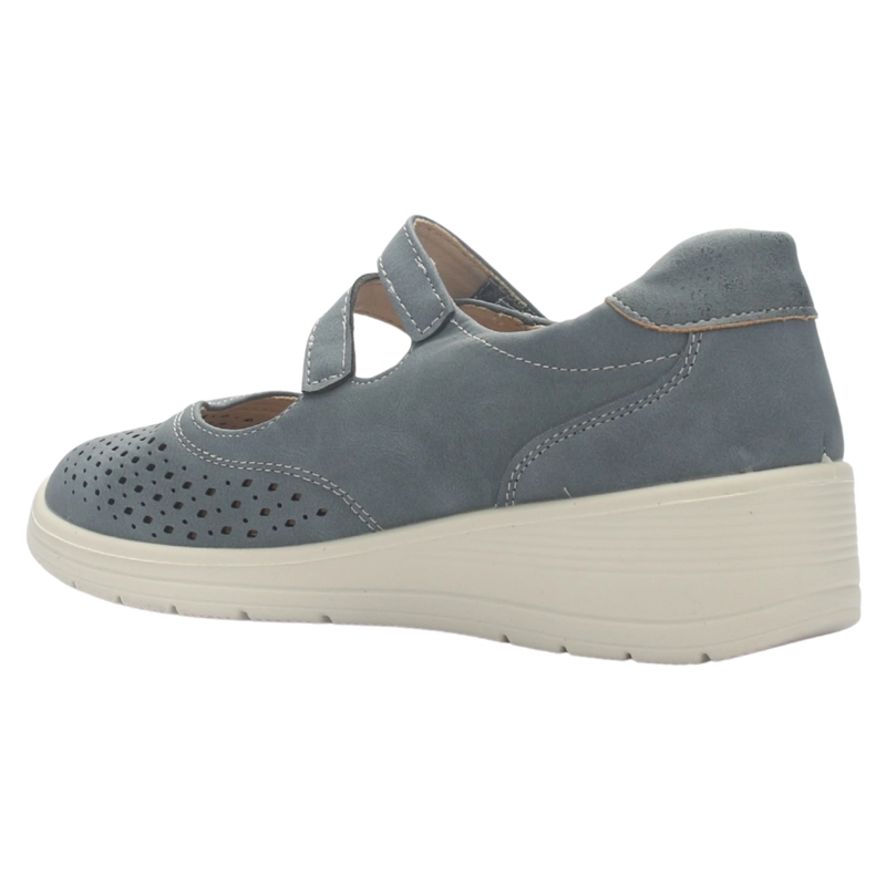 ZAPATO MUJER CHALADA DITTER-3 AZUL CASUAL - 4