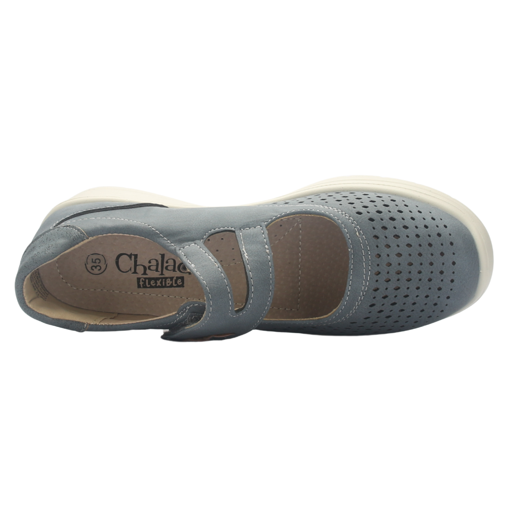 ZAPATO MUJER CHALADA DITTER-3 AZUL CASUAL - 5