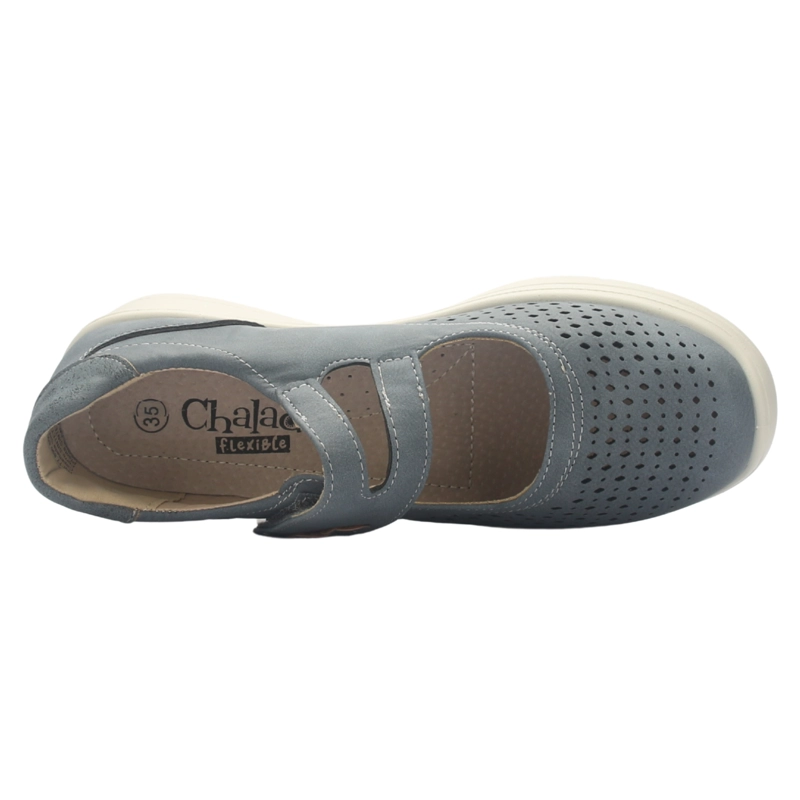 ZAPATO MUJER CHALADA DITTER-3 AZUL CASUAL - 5