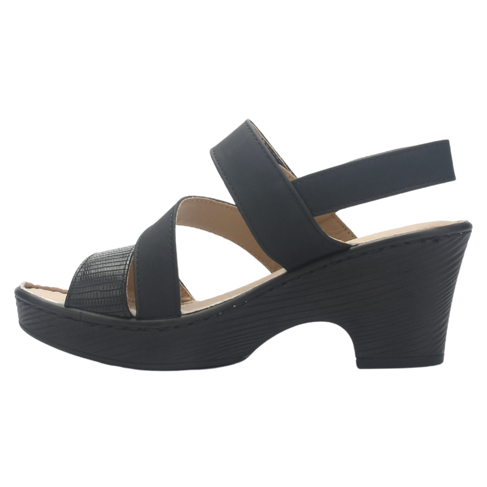 SANDALIA MUJER CHALADA NOTINA-1 NEGRO CASUAL - 2