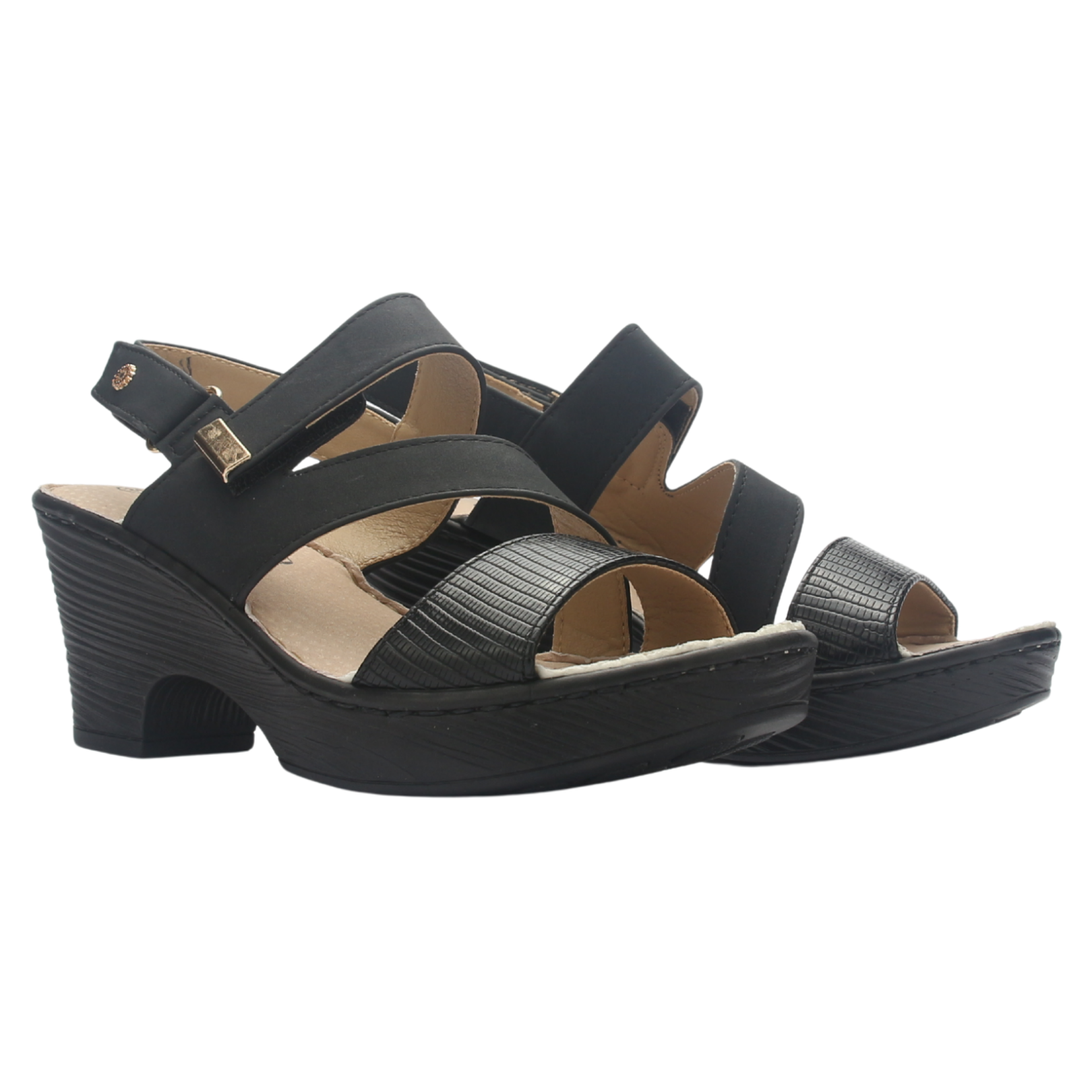 SANDALIA MUJER CHALADA NOTINA-1 NEGRO CASUAL - 7
