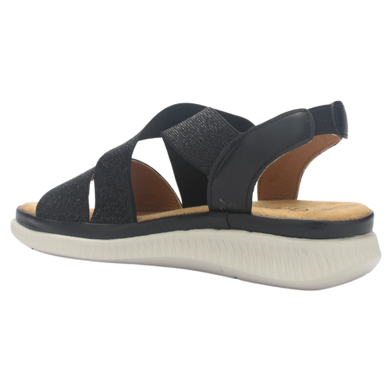 SANDALIA MUJER CHALADA MALIBU-1 NEGRO CASUAL - 4