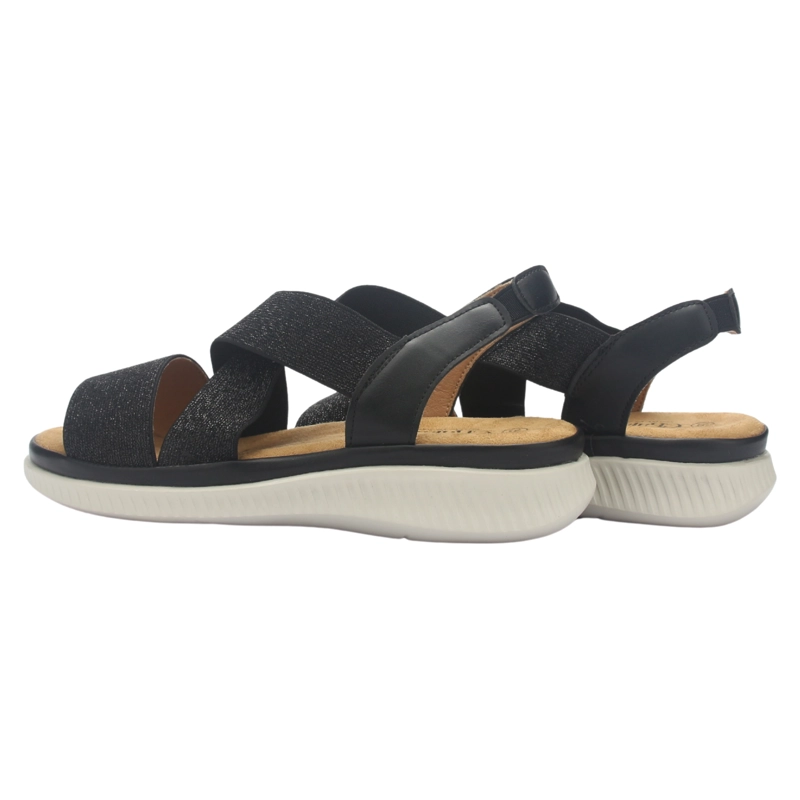 SANDALIA MUJER CHALADA MALIBU-1 NEGRO CASUAL - 6
