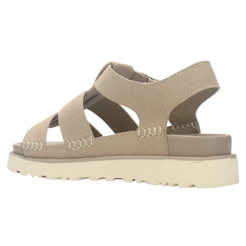 SANDALIA MUJER CHALADA CUMBIA-33 TAUPE CASUAL - 4