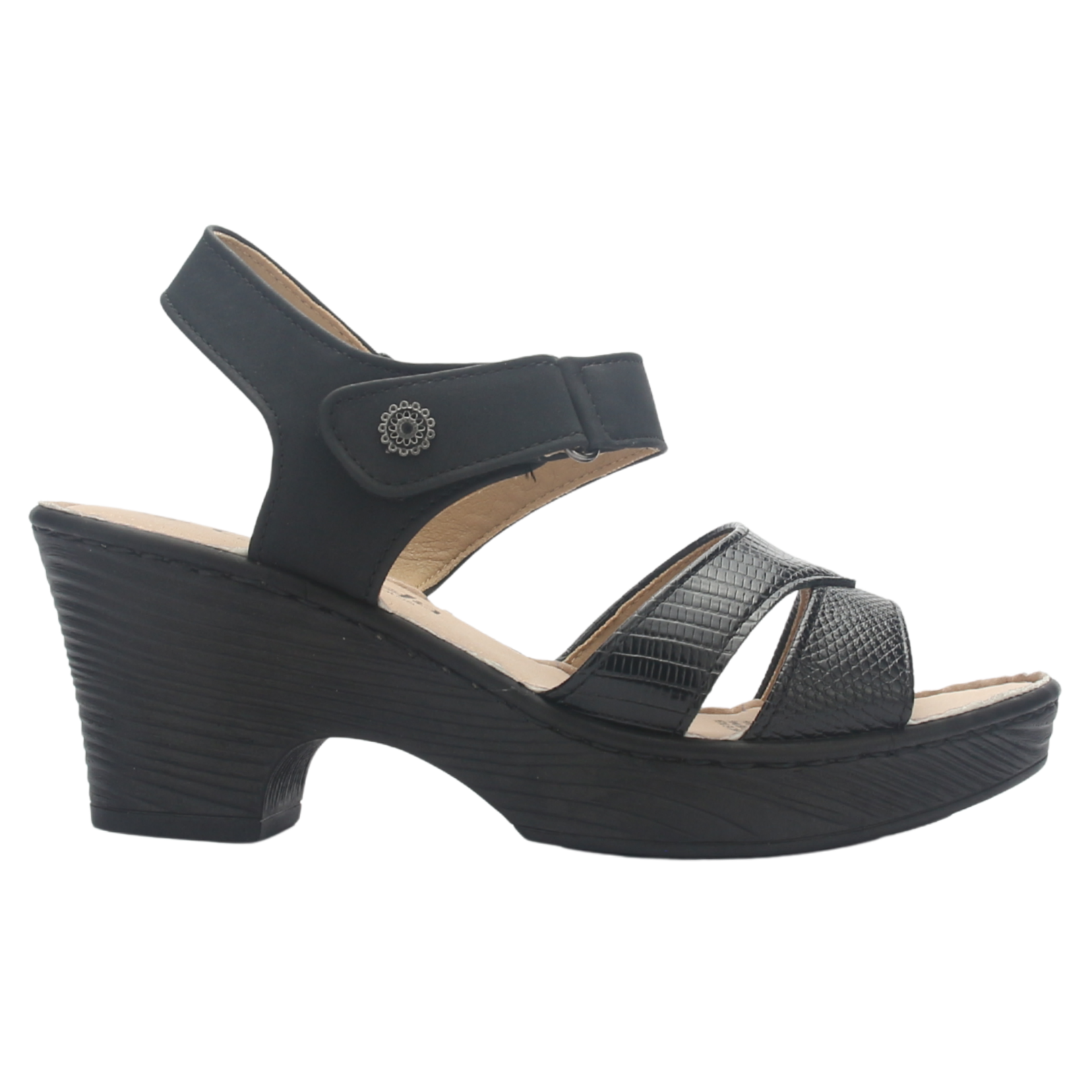 SANDALIA MUJER CHALADA NOTINA-2 NEGRO CASUAL - 1