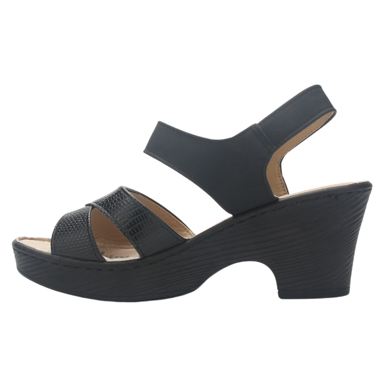 SANDALIA MUJER CHALADA NOTINA-2 NEGRO CASUAL - 2