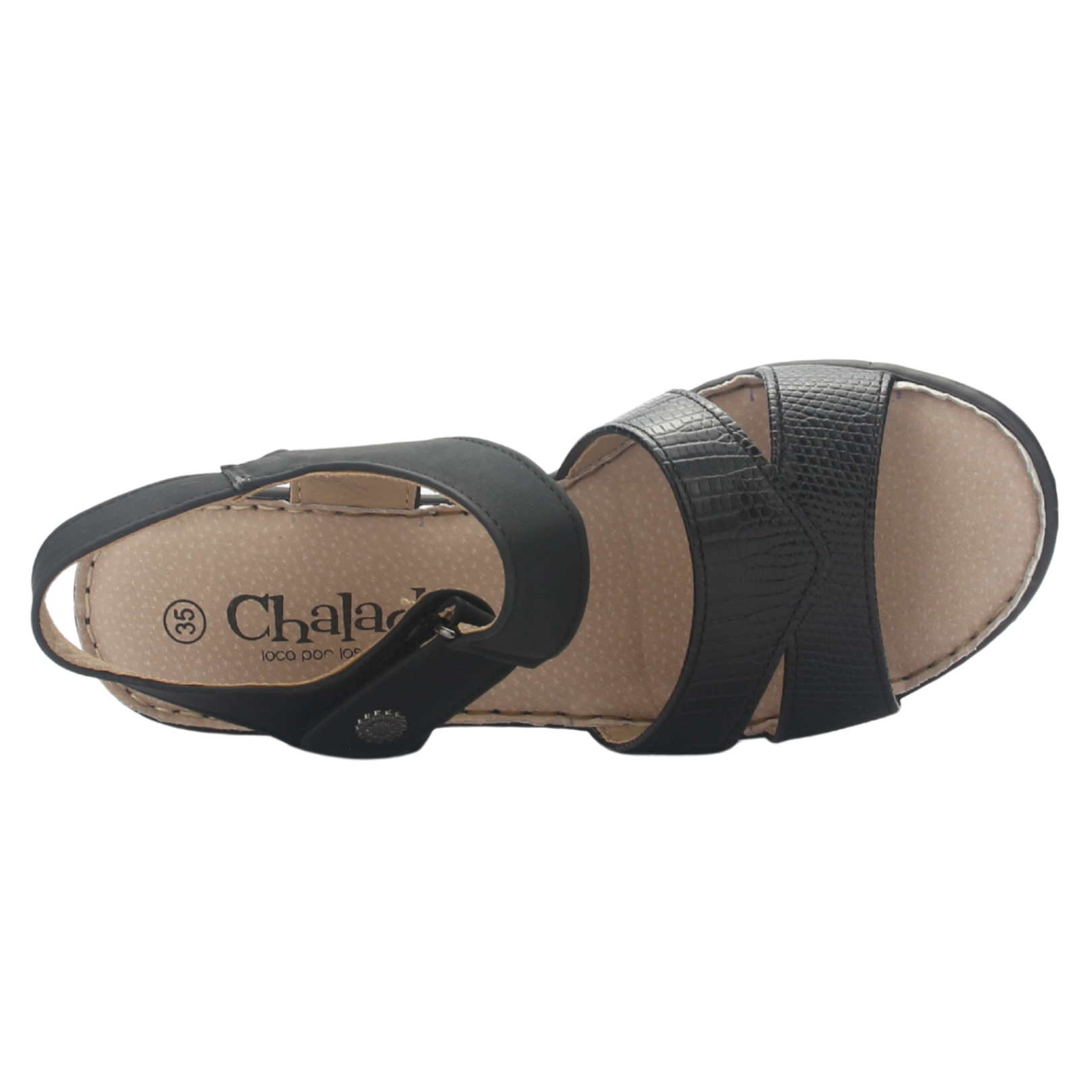 SANDALIA MUJER CHALADA NOTINA-2 NEGRO CASUAL - 5
