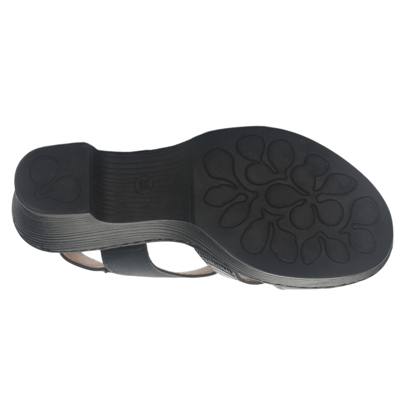 SANDALIA MUJER CHALADA NOTINA-2 NEGRO CASUAL - 6