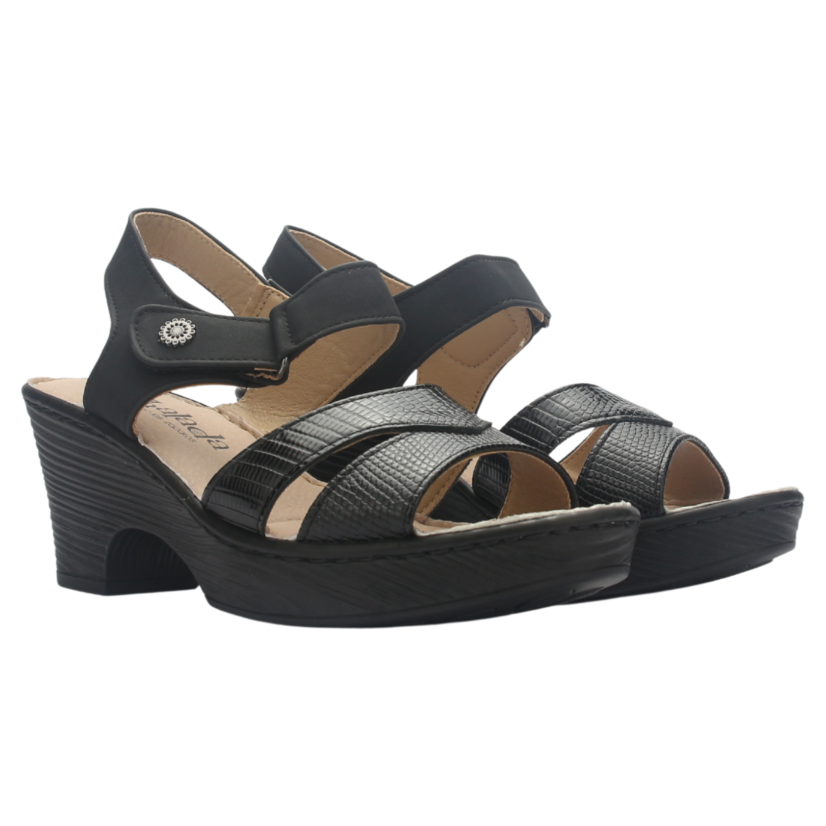 SANDALIA MUJER CHALADA NOTINA-2 NEGRO CASUAL - 7