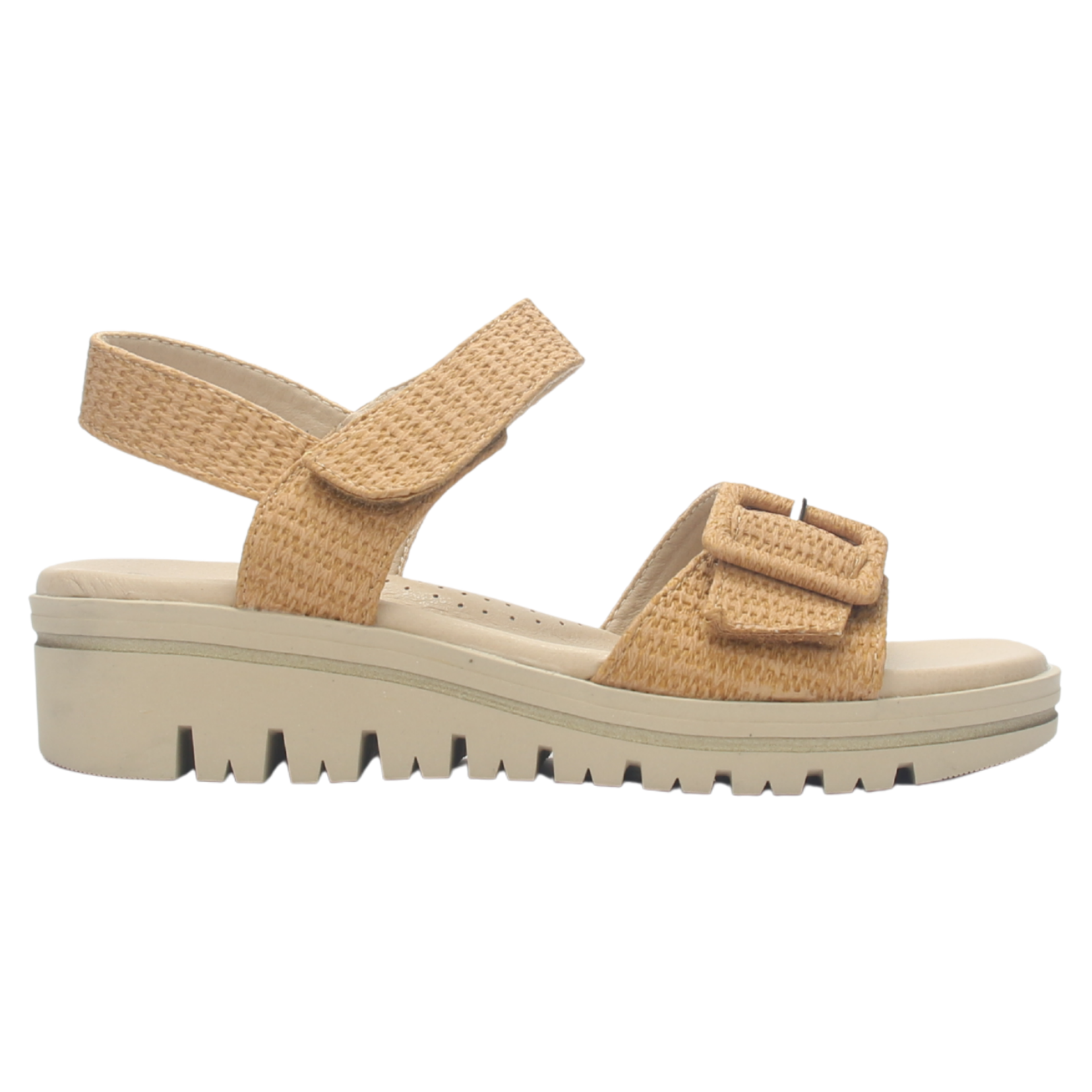 SANDALIA MUJER CHALADA BERA-1 BEIGE CASUAL - 1