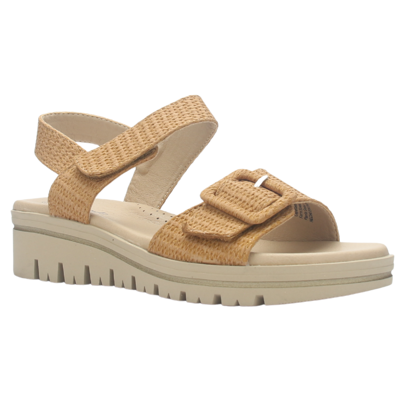 SANDALIA MUJER CHALADA BERA-1 BEIGE CASUAL - 3