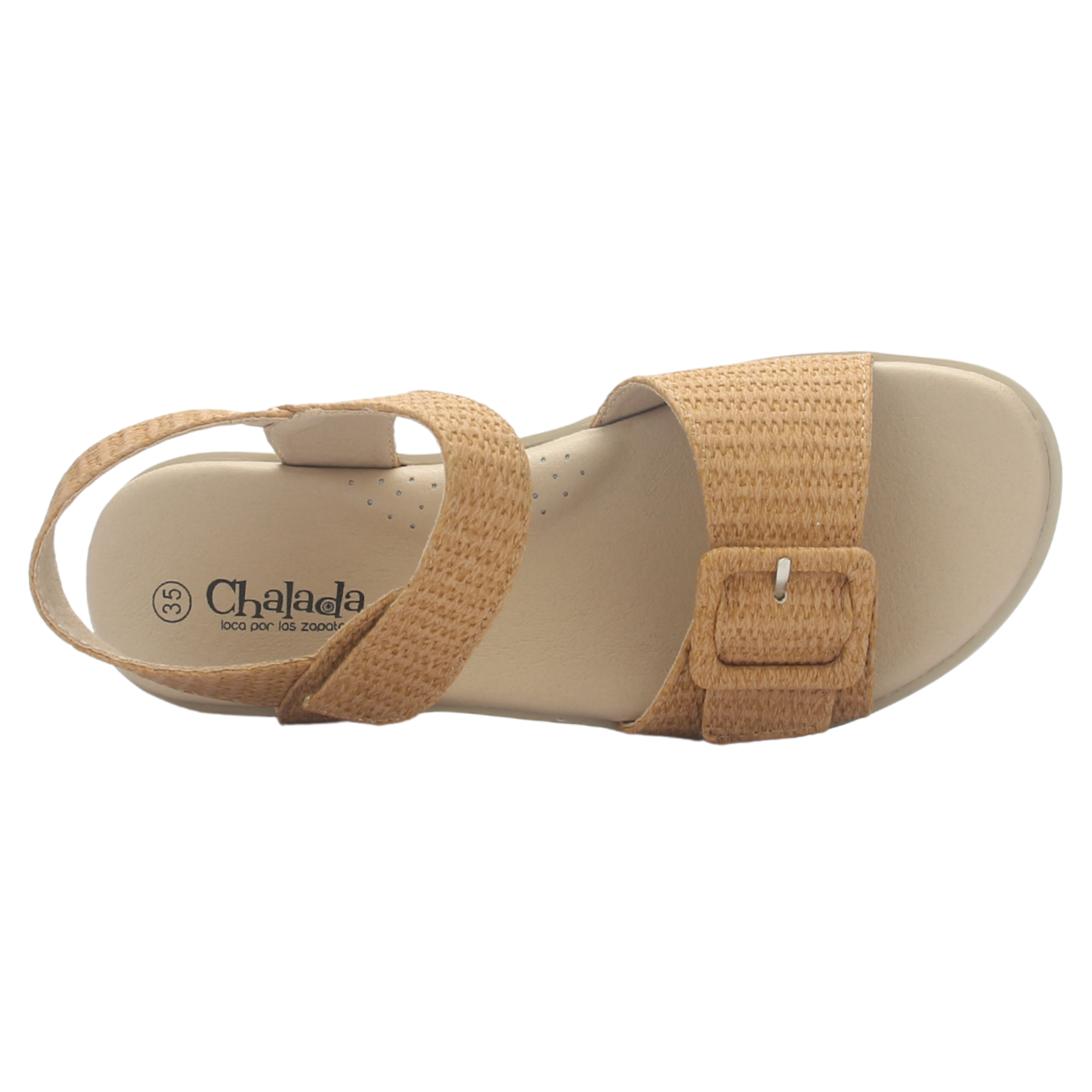 SANDALIA MUJER CHALADA BERA-1 BEIGE CASUAL - 5